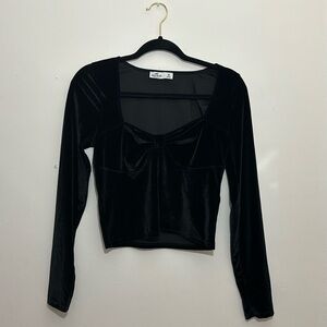 Black Long Sleeve Top